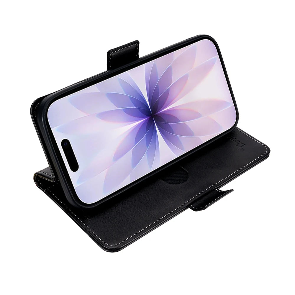 QuantaCase for iPhone 17 in Black — viewing stand