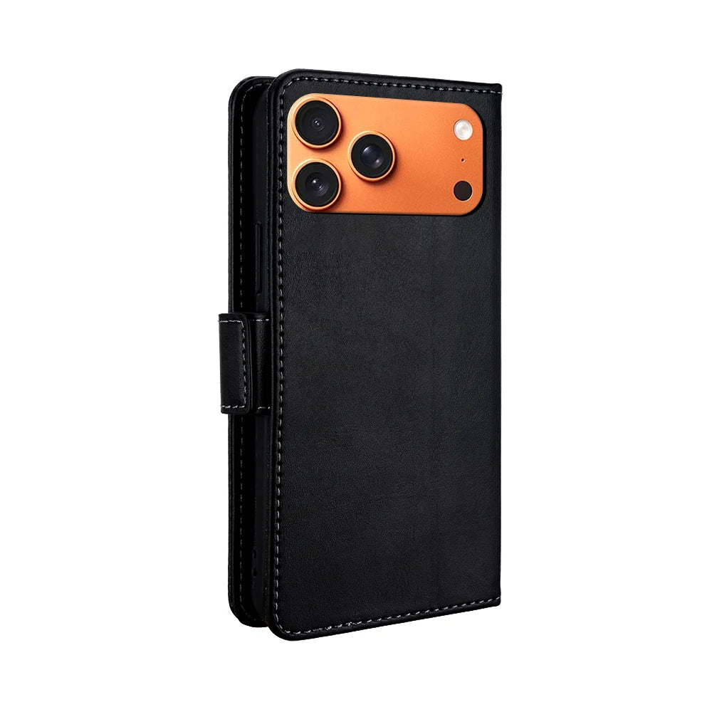 QuantaCase for iPhone 17 Pro Max in Black — rear camera view