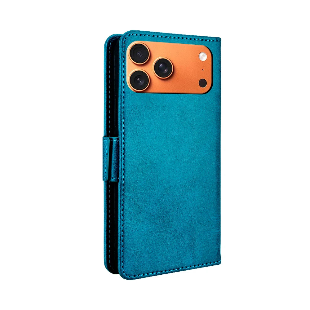 QuantaCase for iPhone 17 Pro Max in Blue — rear camera view